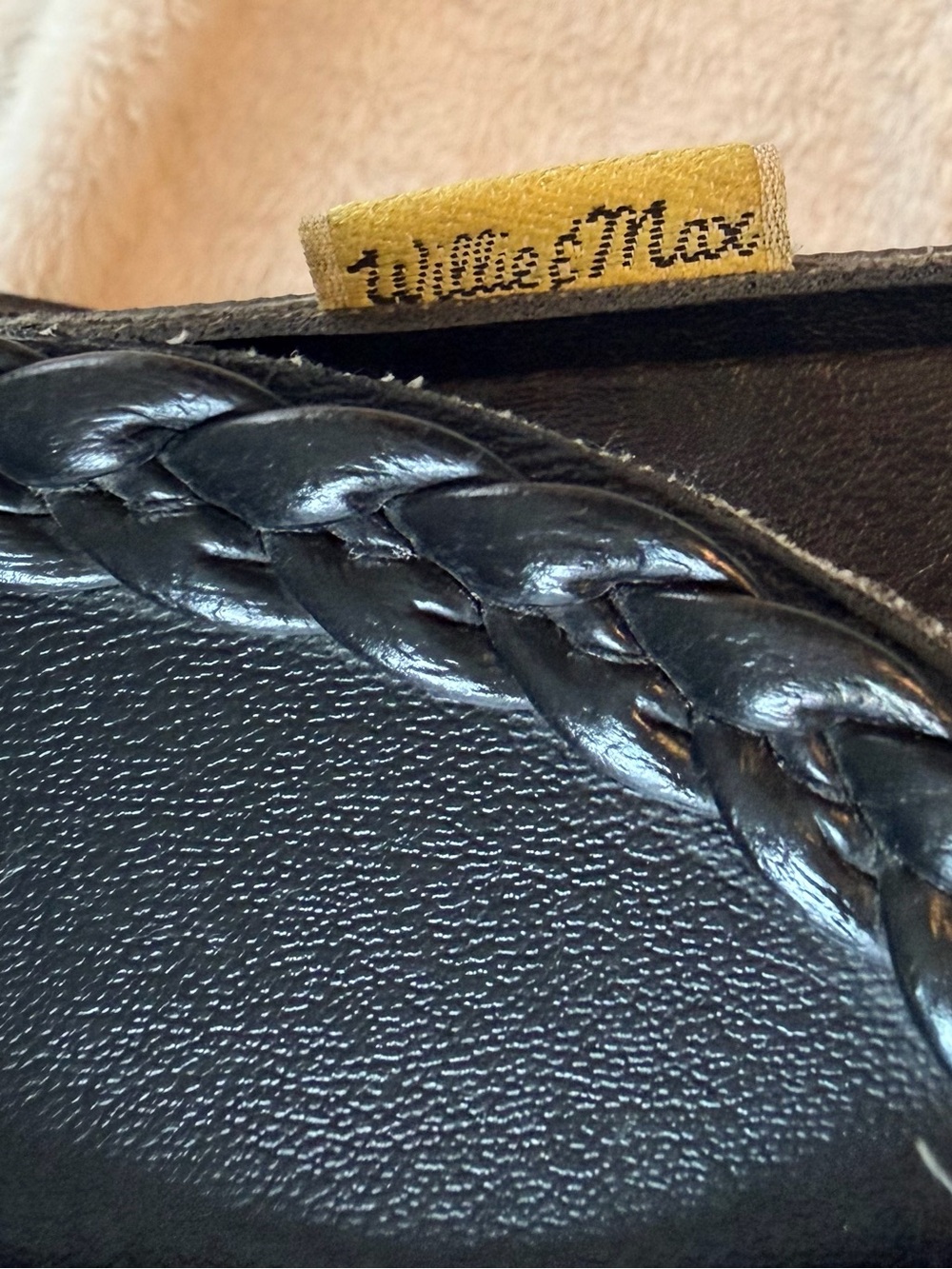 Willie & Max Braided Series Sissy Bar Leather Bag - Picture 6 of 10